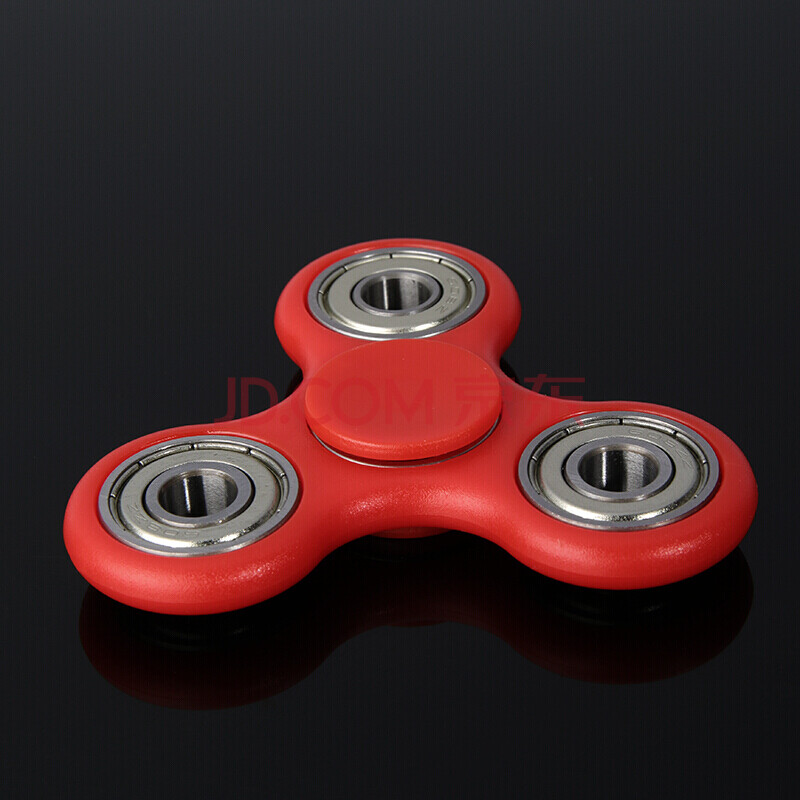 减压指尖陀螺创意指尖螺旋edc玩具手指陀螺解压指间陀螺 新款红