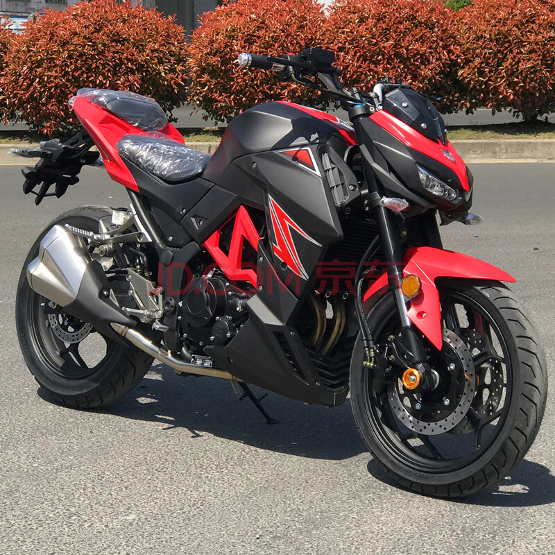 z1000摩托车跑车大型机车街车趴赛电喷公路赛可上牌 红黑色 维森克400
