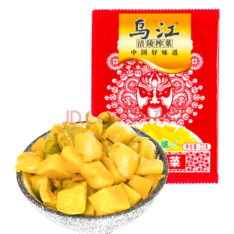 烏江榨菜 榨菜醬醃菜 脆口榨菜 嘎嘣脆 小包裝 22g 重慶涪陵出品