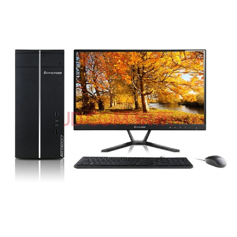 异能者d5050 家用办公/娱乐学习台式电脑 标配主机 22英寸显示器