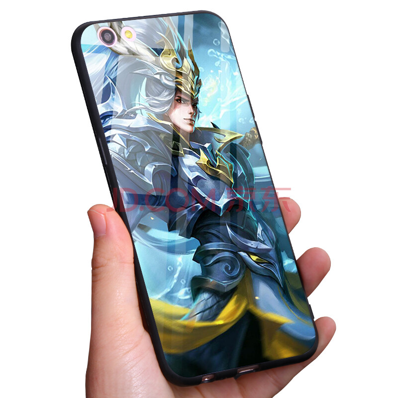 手机壳钢化玻璃网红周边 适用于oppo r9s/a57/a59m/plus 王者荣耀