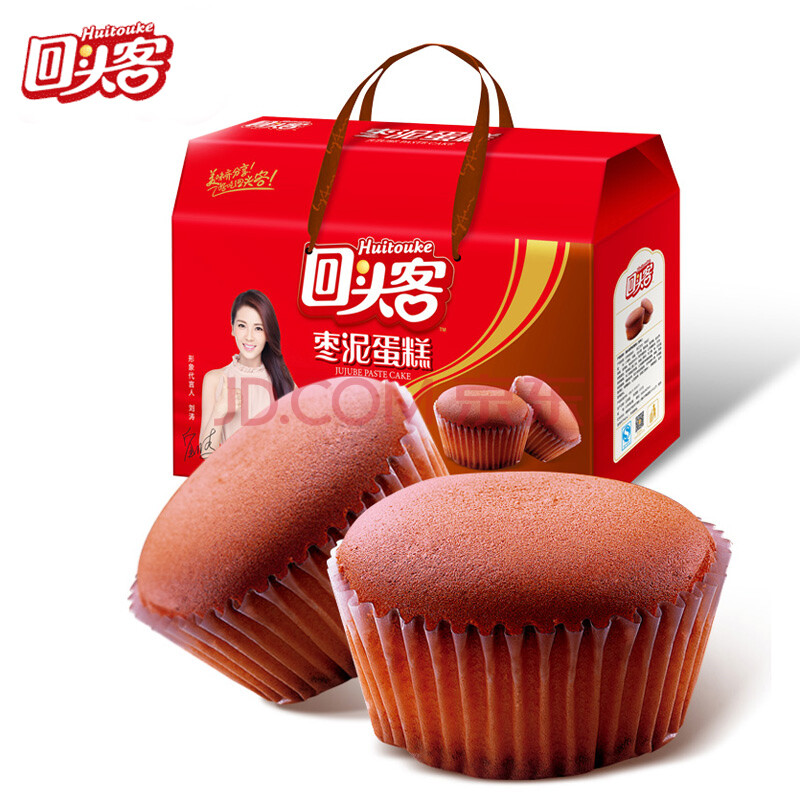 回头客 枣泥蛋糕1050g/箱 居家办公休闲糕点 下午茶