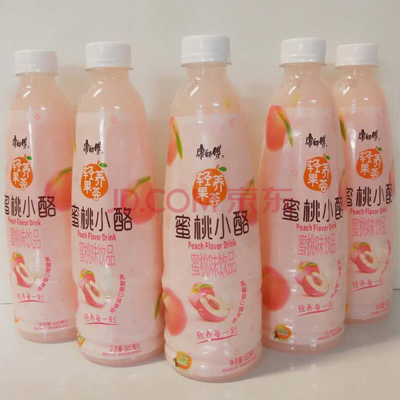 康师傅蜜桃小酪500ml15瓶件