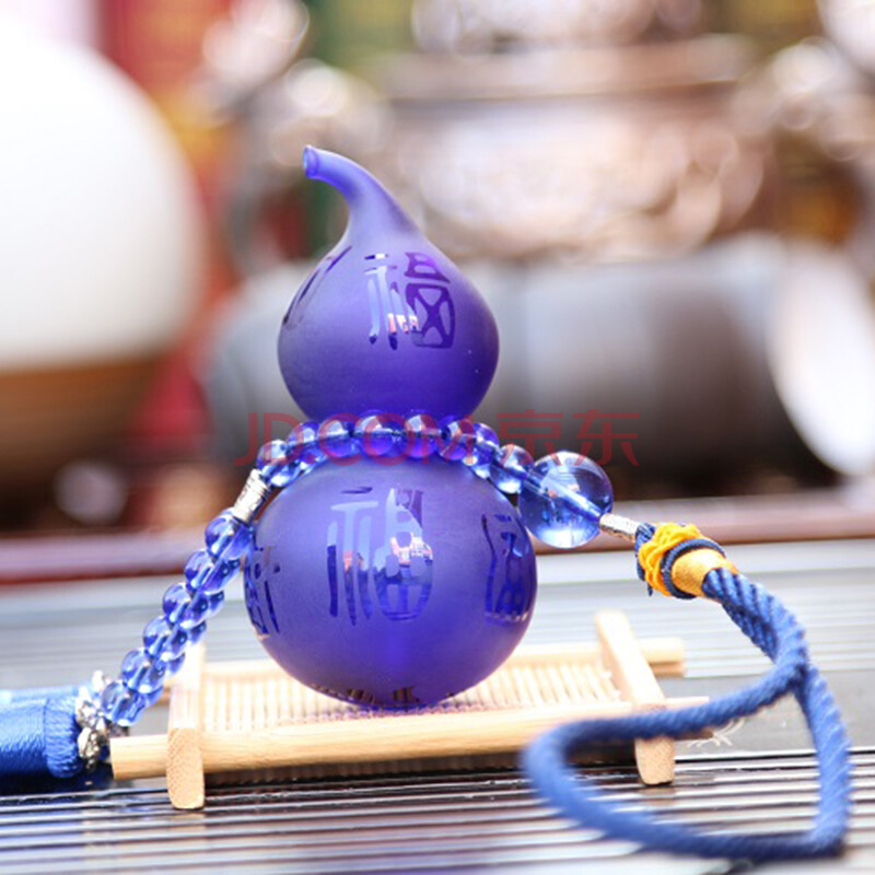 澳美舒 汽车挂件挂坠 琉璃葫芦挂饰品 经典蓝色