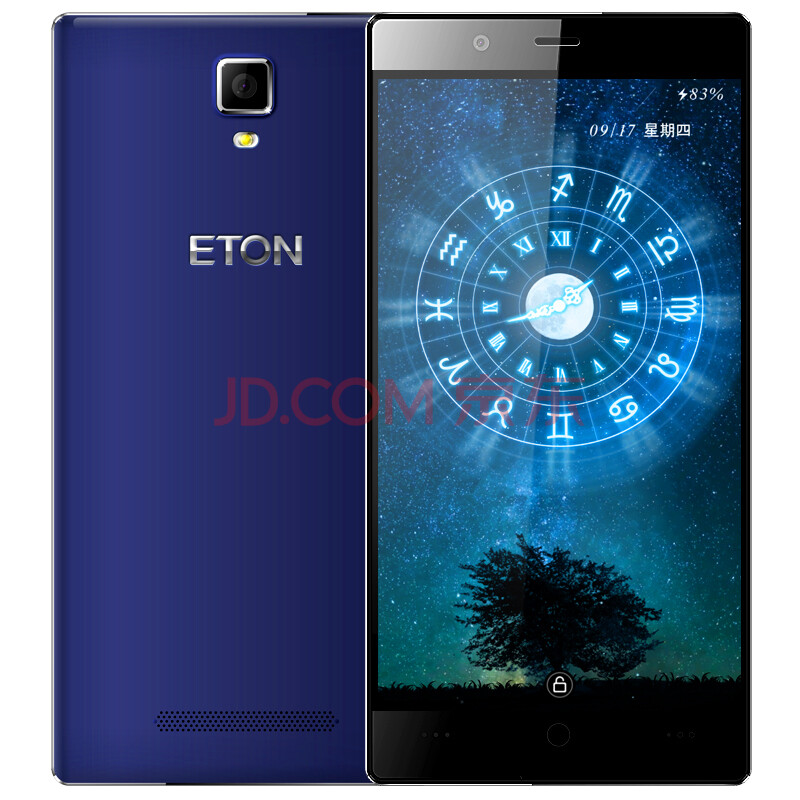 亿通(eton p7移动联通双4g智能手机 双卡双待 光谱蓝