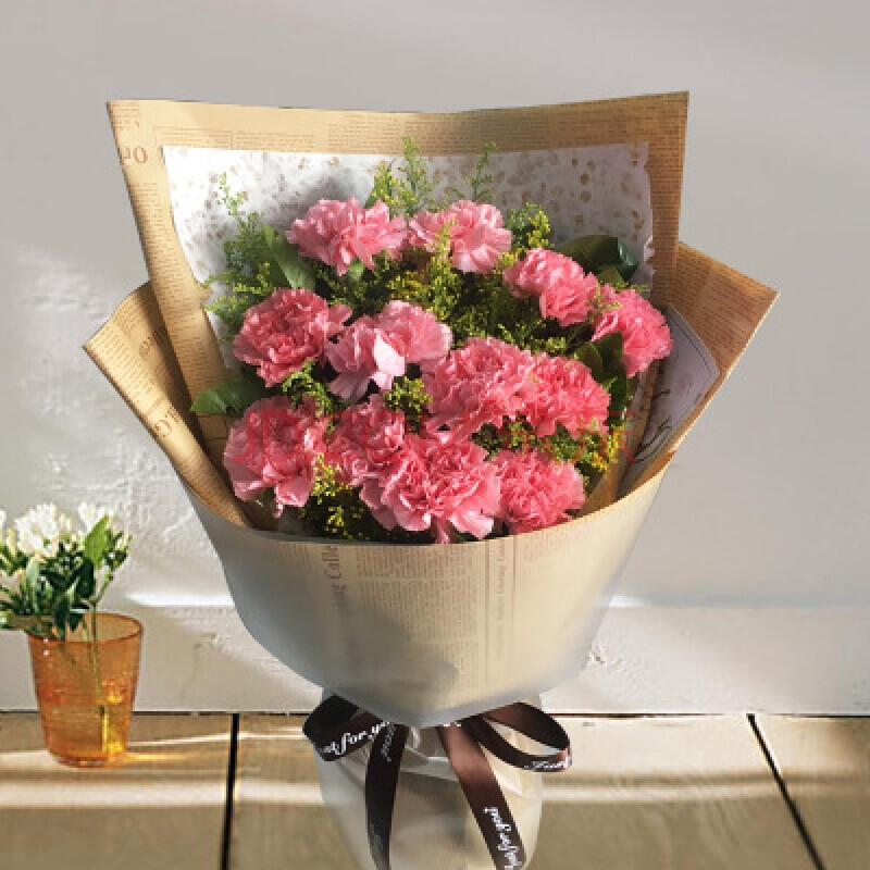 母亲节三八妇女节送妈妈康乃馨花束礼盒同城鲜花速递北京上海湖北四川