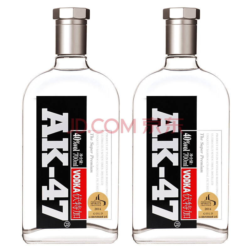 ak47原味伏特加酒苹果味vodka洋酒套装组合青柠味鸡尾酒调酒基酒套装