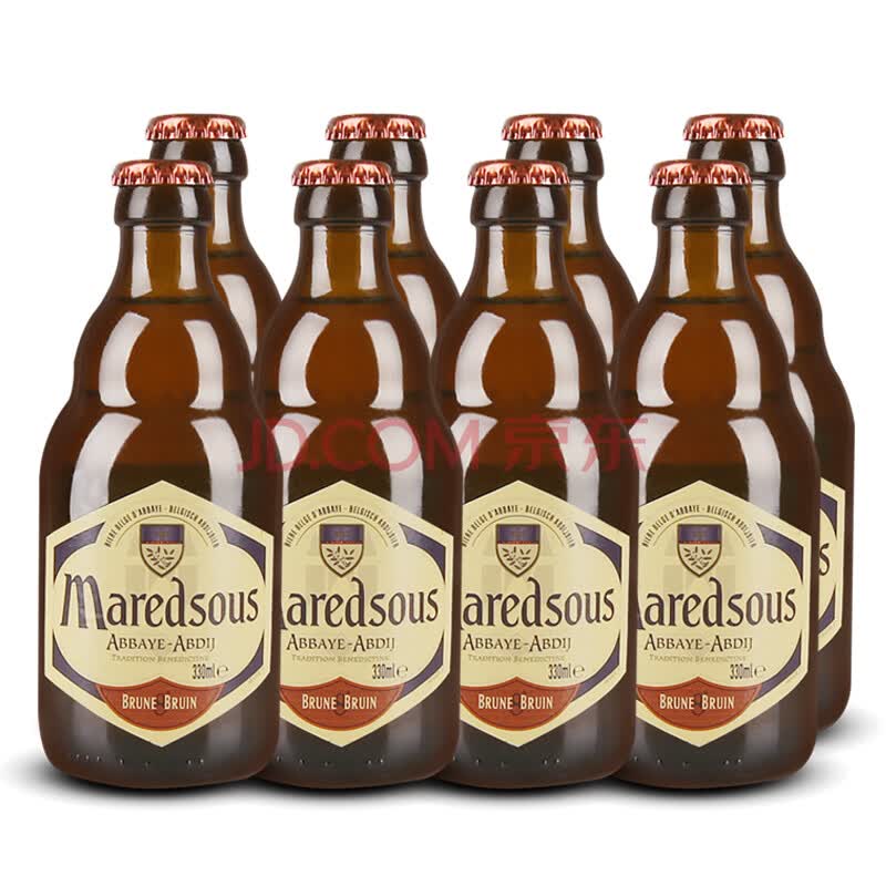 比利时啤酒原瓶进口马里斯 maredsous blond 330ml 8度8瓶