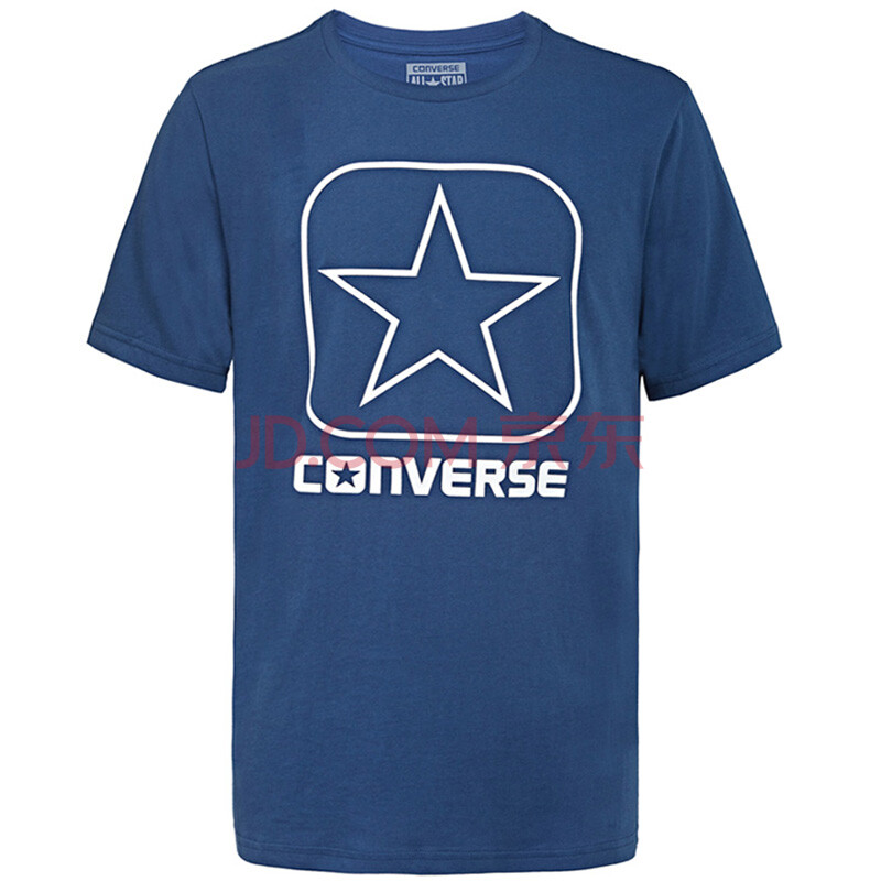 匡威男装2016夏新款运动休闲印花短袖t恤10000169001 dj 蓝色