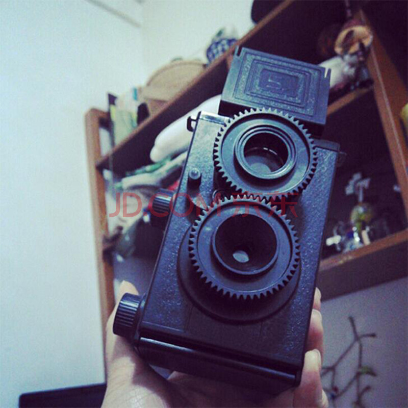 绎美 玩具礼品 复古双反照相机 动手组装lomo组装相机创意益智玩具