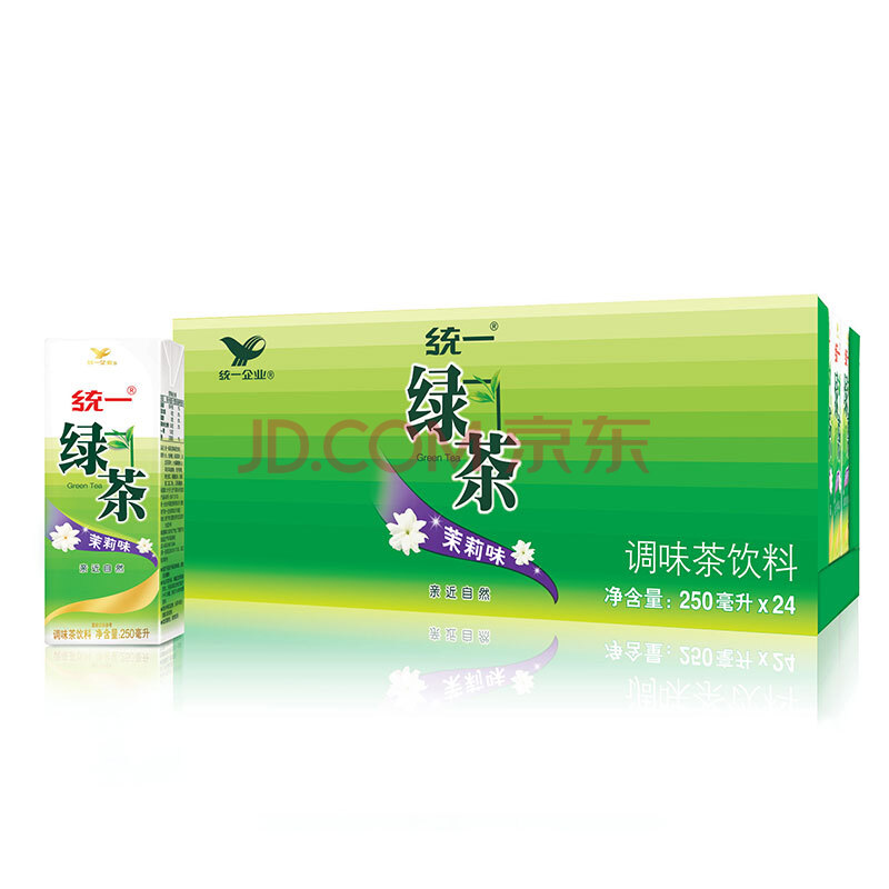 统一 绿茶 250ml*24盒/箱 茶饮料 整箱装