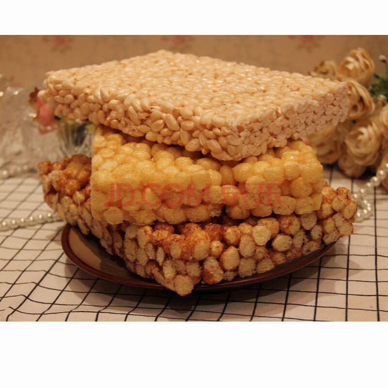 焦糖味爆米花块零食东北特产红糖玉米酥米花糖糕800g 三种混800g