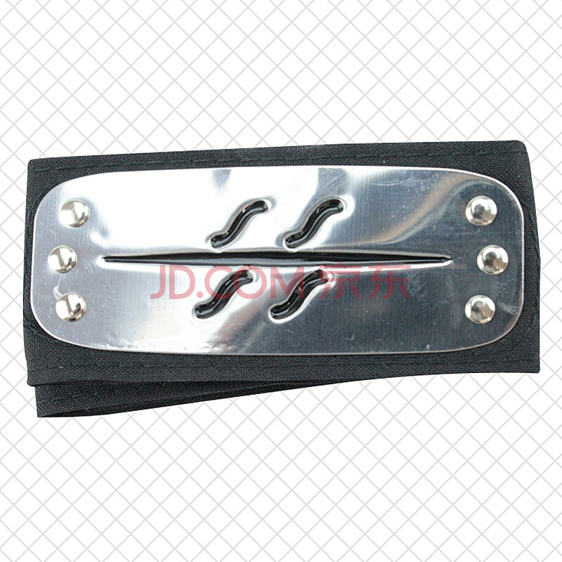 火影忍者木叶护额头带cosplay鸣人卡卡西佐助头戴头巾 干柿鬼鲛