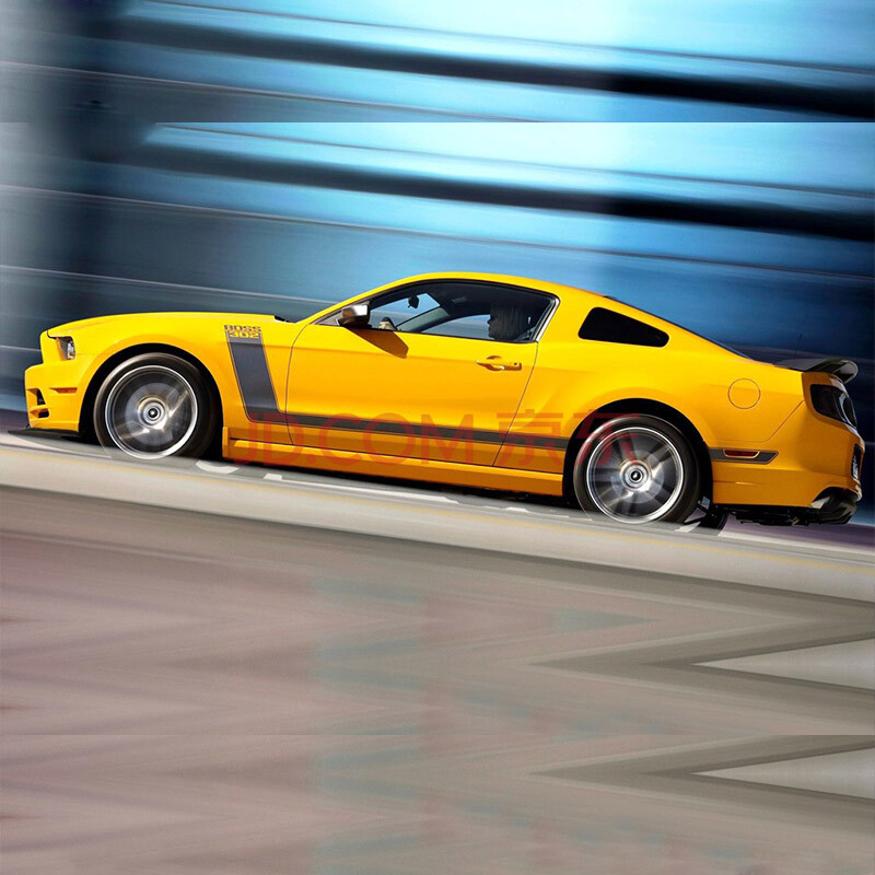 铭仕 汽车贴纸 赛车车贴个性车身贴 拉花改装野马路虎极光宝马大众