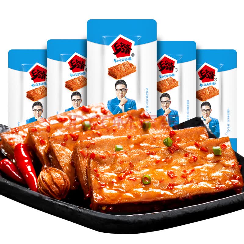 乡乡嘴 豆腐干 辣条素肉豆干(原味)388g/袋