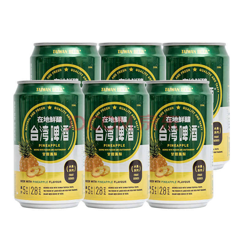 臺灣啤酒鳳梨味臺灣啤酒 330ml*6