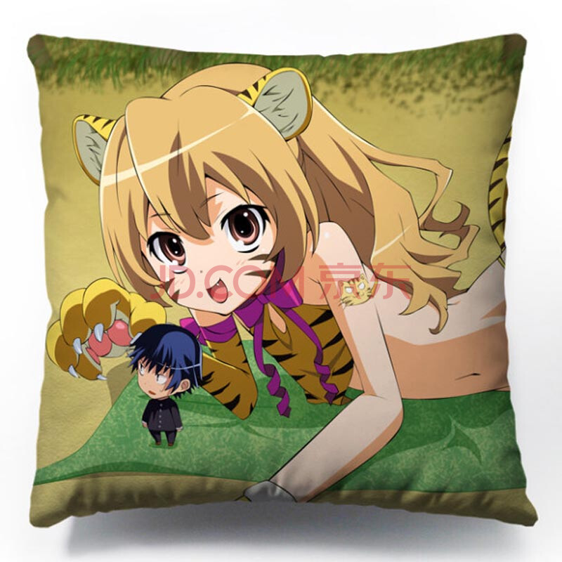 漫天星 龙与虎动漫周边抱枕沙发靠垫双面靠枕办公室靠枕 8 小号方枕40