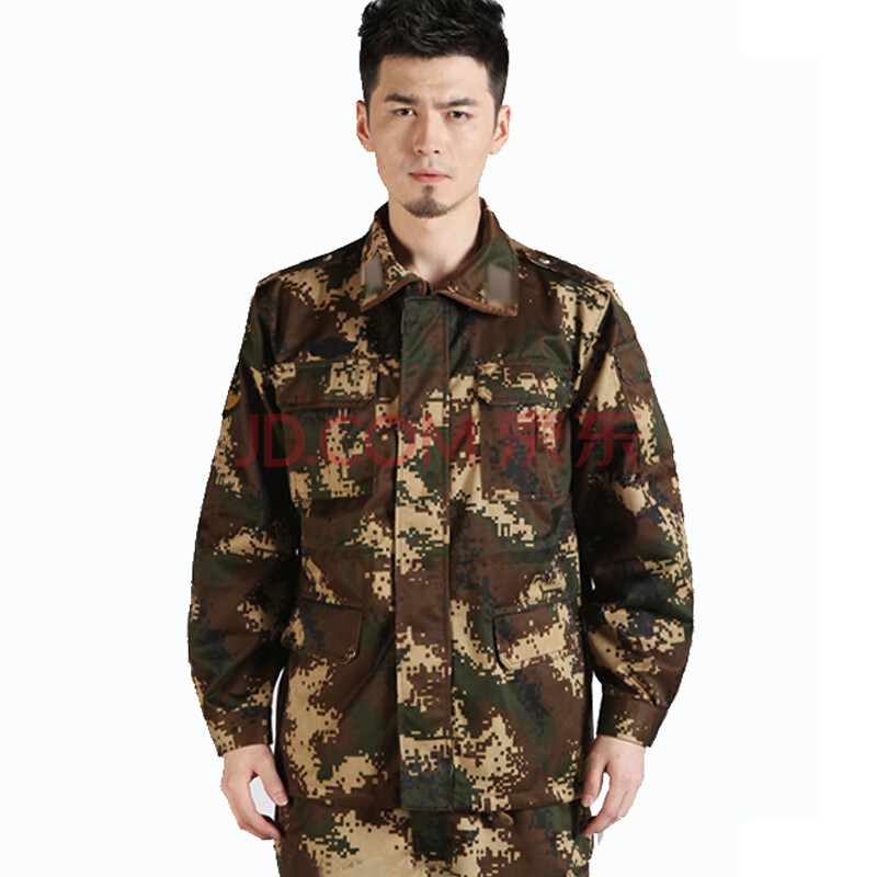 户外人气时尚流行耐磨迷彩工作服07冬作训服套装冬训练迷彩服 军迷