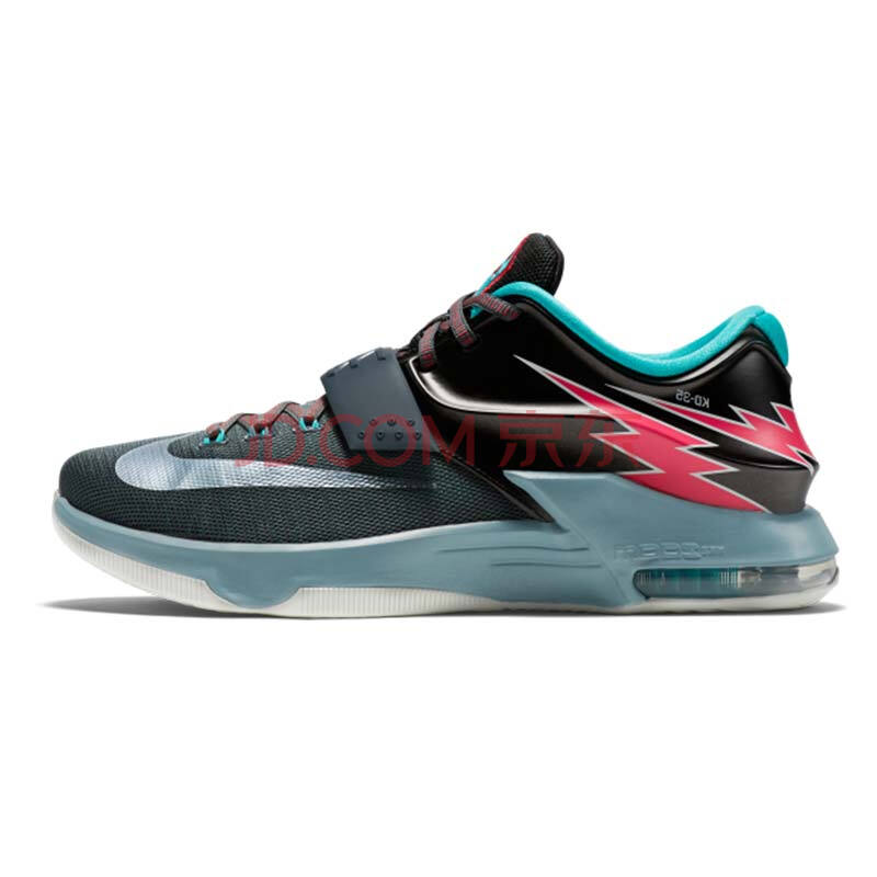 nike/耐克男子籃球鞋 kd7 vii杜蘭特七代744699-010黑人月聖誕限量