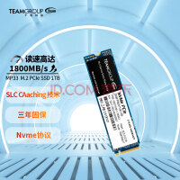 十铨科技 十铨(Team) MP33 PCle SSD固态硬盘 Nvme协议 SSD MP33 1TB SSD