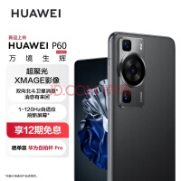 华为/HUAWEI P60 超聚光XMAGE影像 双向北斗卫星消息 256GB 羽砂黑 鸿蒙曲面屏 智能旗舰手机