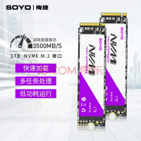 ÷ݣSOYO) 1TB SSD̬Ӳ M.2ӿ(NVMeЭ)Mϵ 1TB 羺PCIe3.0