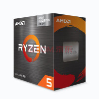 AMD 锐龙五代5600X/5700X5800X3D/5900X 盒装处理器7nmCPU AM4接口 R5 5600G（带核显）