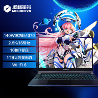 机械革命（MECHREVO）极光Pro 15.6英寸游戏本 笔记本电脑(i7-12650H 16G 1T RTX4070 165HZ 2.5K屏)