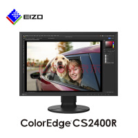 艺卓EIZO CS2400R 设计制图 专业摄影修图 后期制作 Type-C充电 工业显示屏监控显示器 24.1英寸黑色