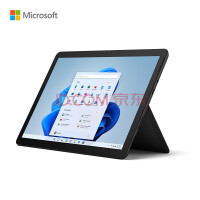 微软 二合一平板电脑 10.5英寸人脸识别 企业业务 平板 轻薄笔记本 6500Y 8G 128G中文版 典雅黑 Surface Go3