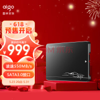  (aigo) 4TB SSD̬Ӳ SATA3.0ӿ S500 ٸߴ550MB/s дٸߴ500MB/s