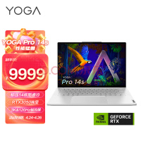 联想笔记本电脑YOGA Pro14s 英特尔酷睿i9 14.5英寸轻薄本(标压i9-12900H RTX3050 32G 1T 3K 120Hz触控屏)银