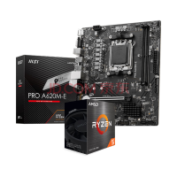 AMD 七代锐龙7600X7800X3D7950X搭微星X670/B650主板CPU套装 微星PRO A620M-E R5 7600散片