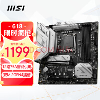 ΢(MSI)MAG B760M MORTAR DDR4 Ȼڵ ֧ CPU 13490F/13600KF/13700K (Intel B760/LGA 1700)