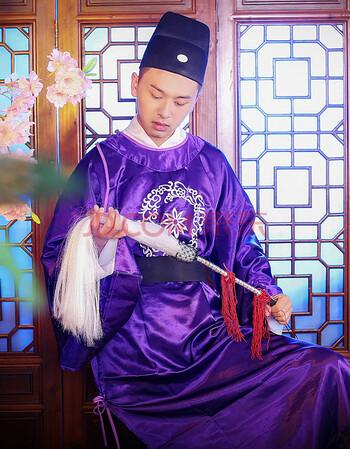 明朝服饰古代衣服男古装太监服装公公服大袖衫宫廷戏服装 红太监帽子