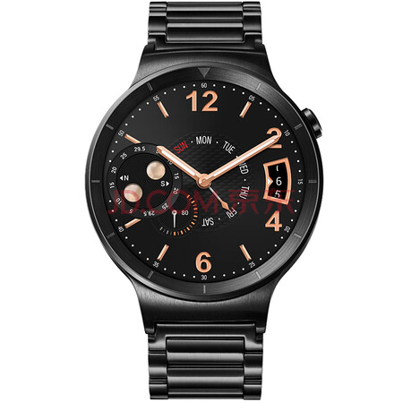 华为华为 huawei watch 动感系列(曜石黑)黑色不锈钢三珠表带