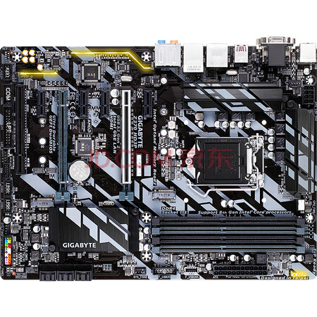 技嘉(gigabyte)z370 ud3h 主板 (intel z370/lga 1151)