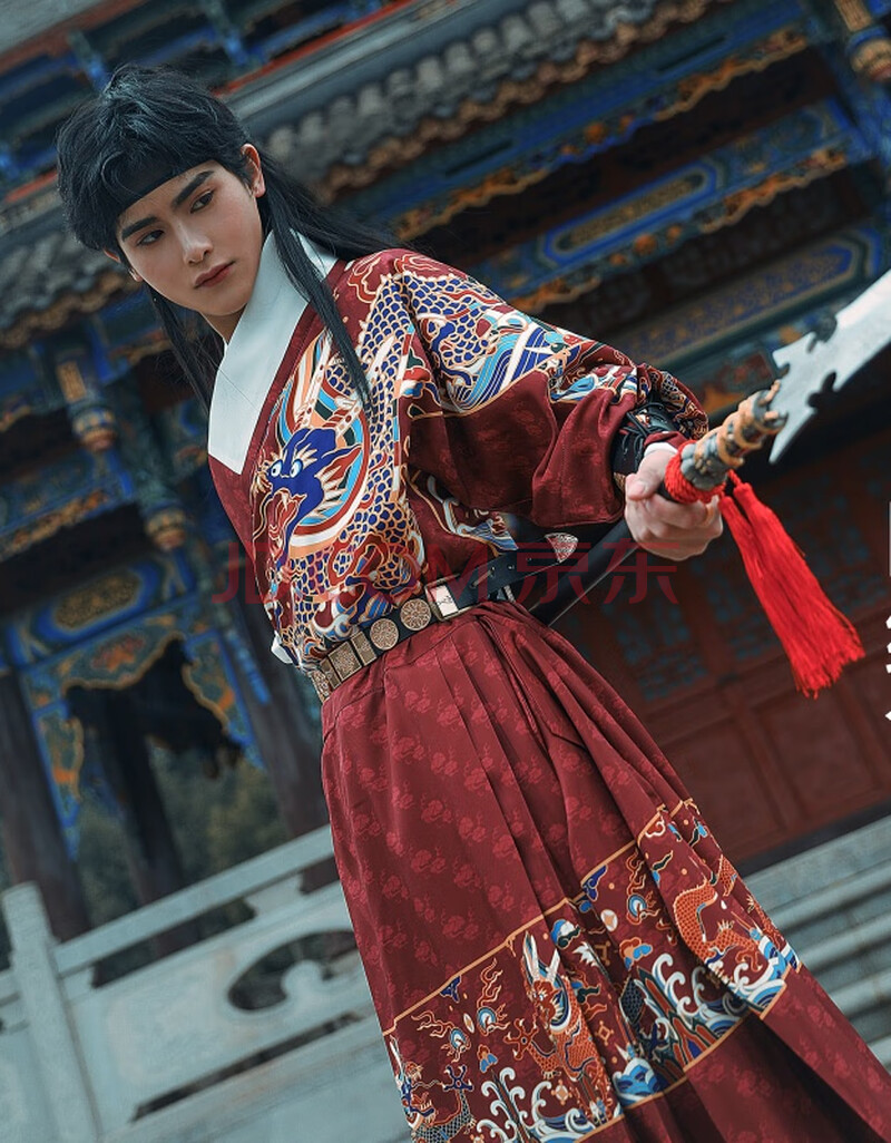 明朝锦衣卫飞鱼服明制汉服男南山韵味四海清蟒服装女