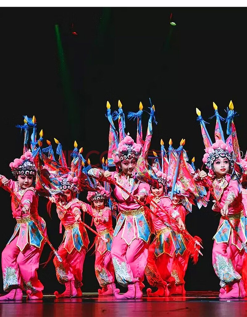 第九届小荷风采刀马旦舞台演出服花木兰穆桂英戏剧演出服 全套 150