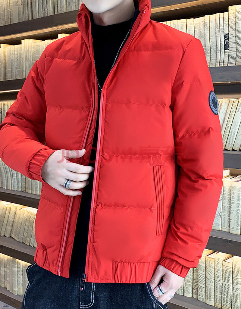 雅鹿加厚羽绒服男大码男士冬季新款潮流保暖加厚男士运动鸭绒短款羽绒