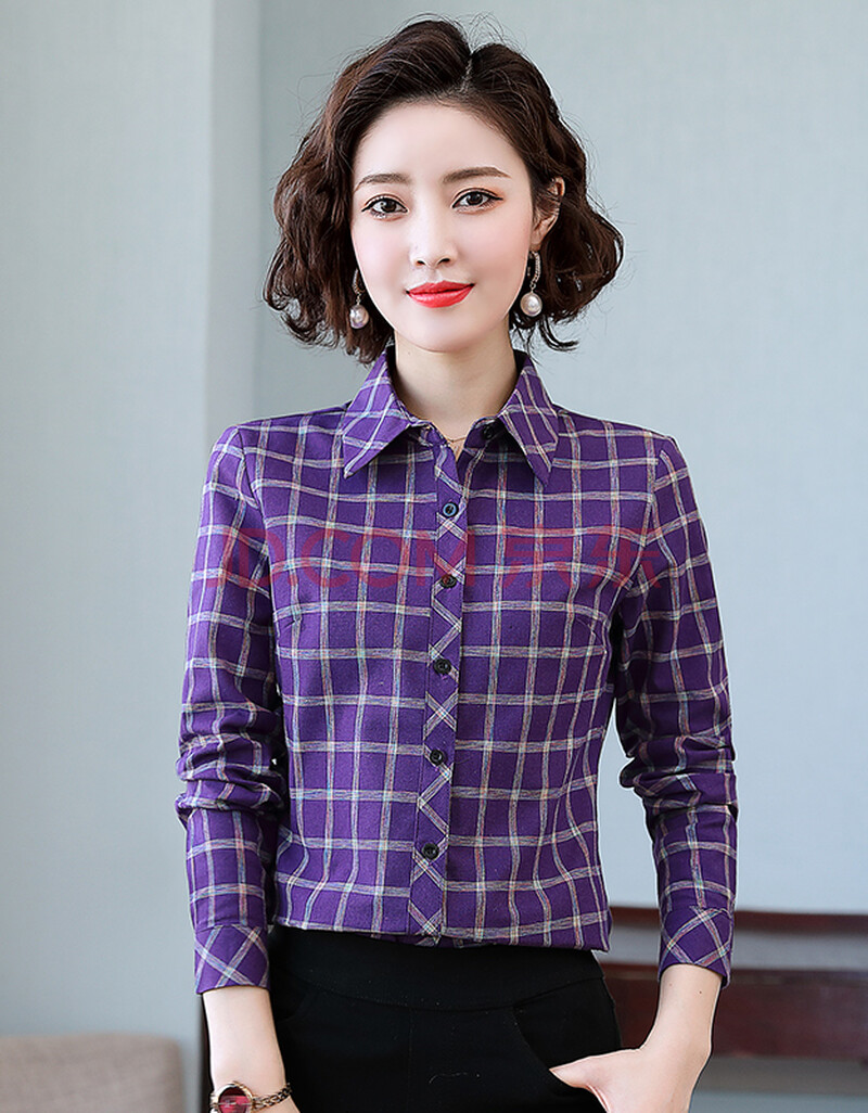 衬衫女长袖2021夏新款棉质休闲精致同步上衣百搭显瘦衬衣职业打底寸