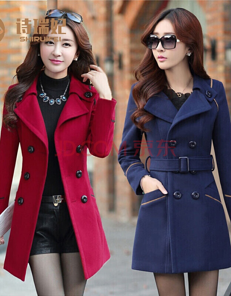 【秋季新品】女士毛妮子外套中款妮子外套中款秋冬毛呢外套女装中款季