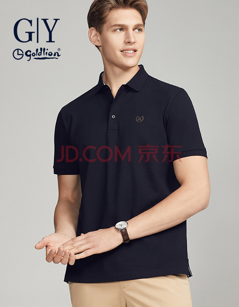 男装 polo衫 g|y goldlion gy goldlion 金利来gy男短袖polo衫高端