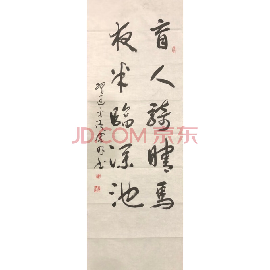 JD于金明书法-盲人骑瞎马夜半临深池-075