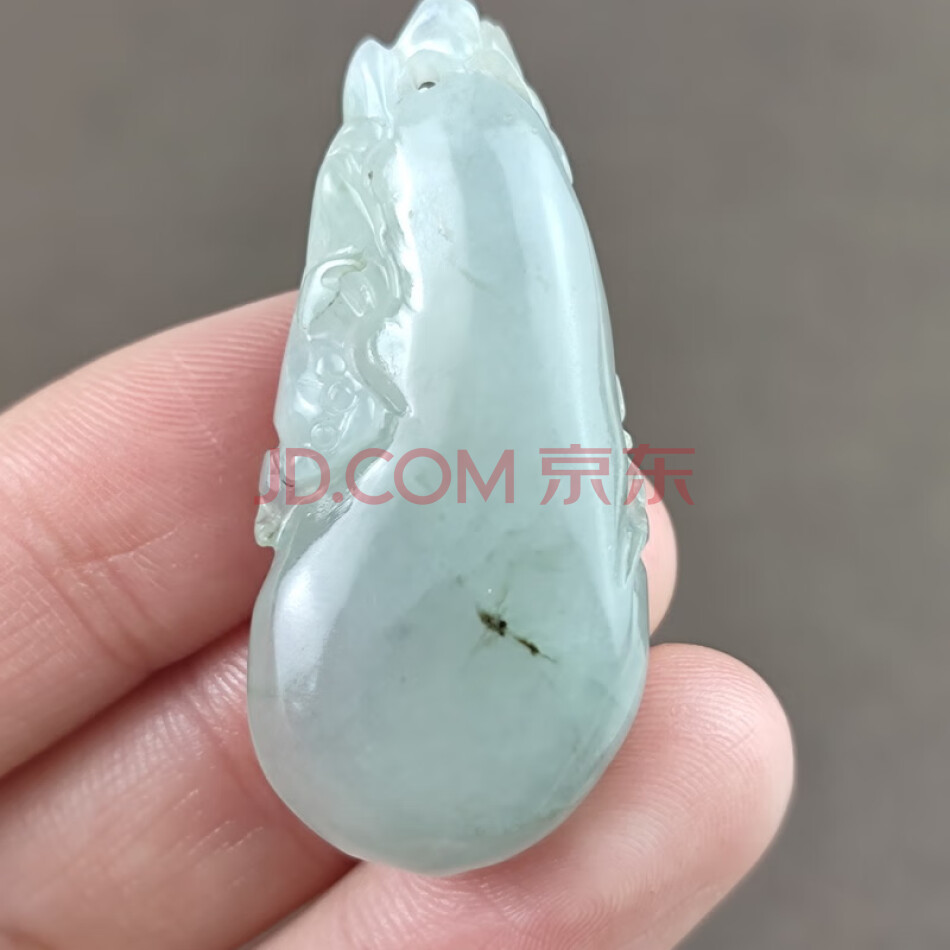 A2 翡翠A货福寿如意43*19*8mm 13g501967JW002-4-011