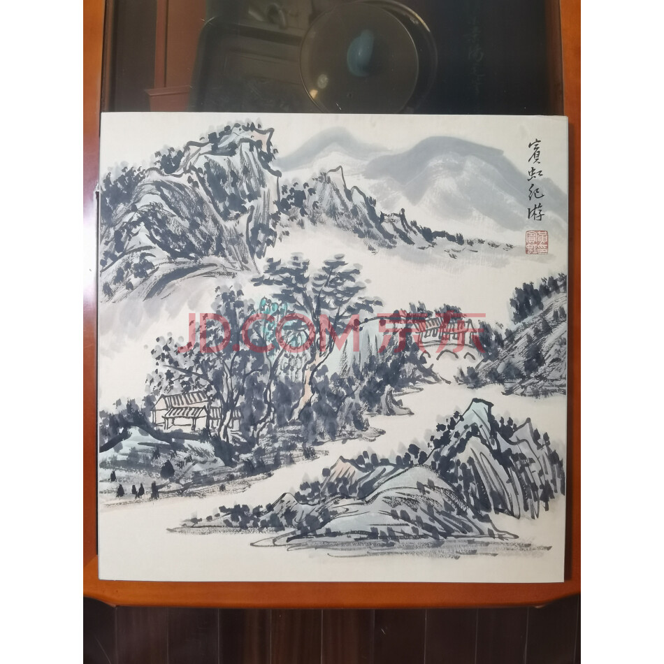 藏品名画H----225《宾虹山水6系列44X44cm》
