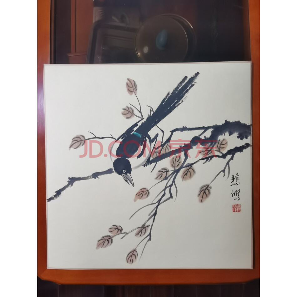 藏品名画H----315《悲鸿动物作品8系列44X44cm》