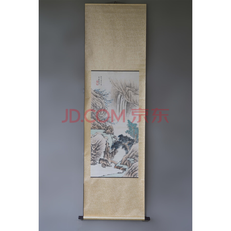 涉案资产MX-591收藏画 4尺（山水） 有款