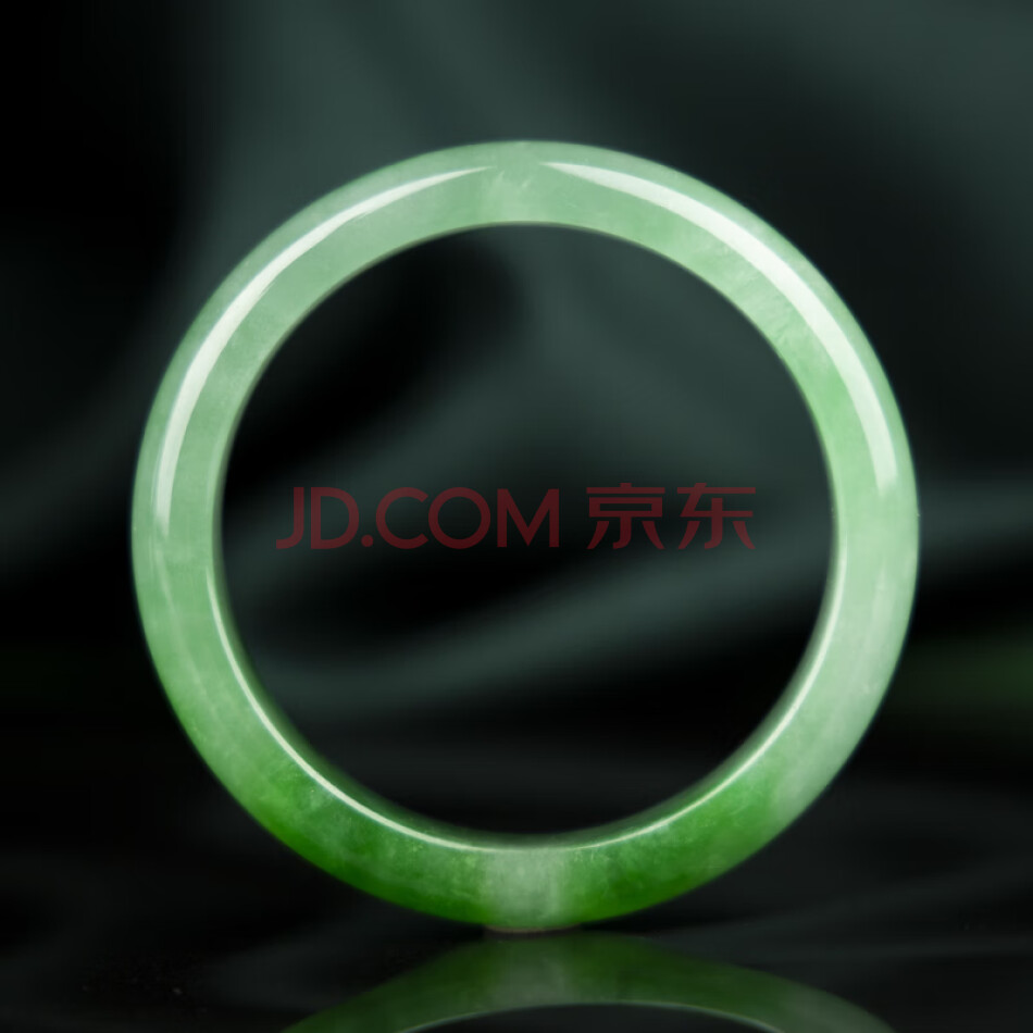 SJC29号：OV09糯冰种飘绿翡翠（处理）手镯