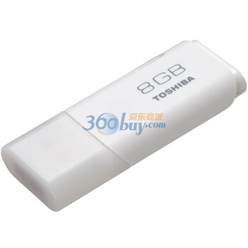 
                                        东芝（TOSHIBA）8GB USB2.0 U盘 U202经典隼系列 电脑 车载白色U盘                
